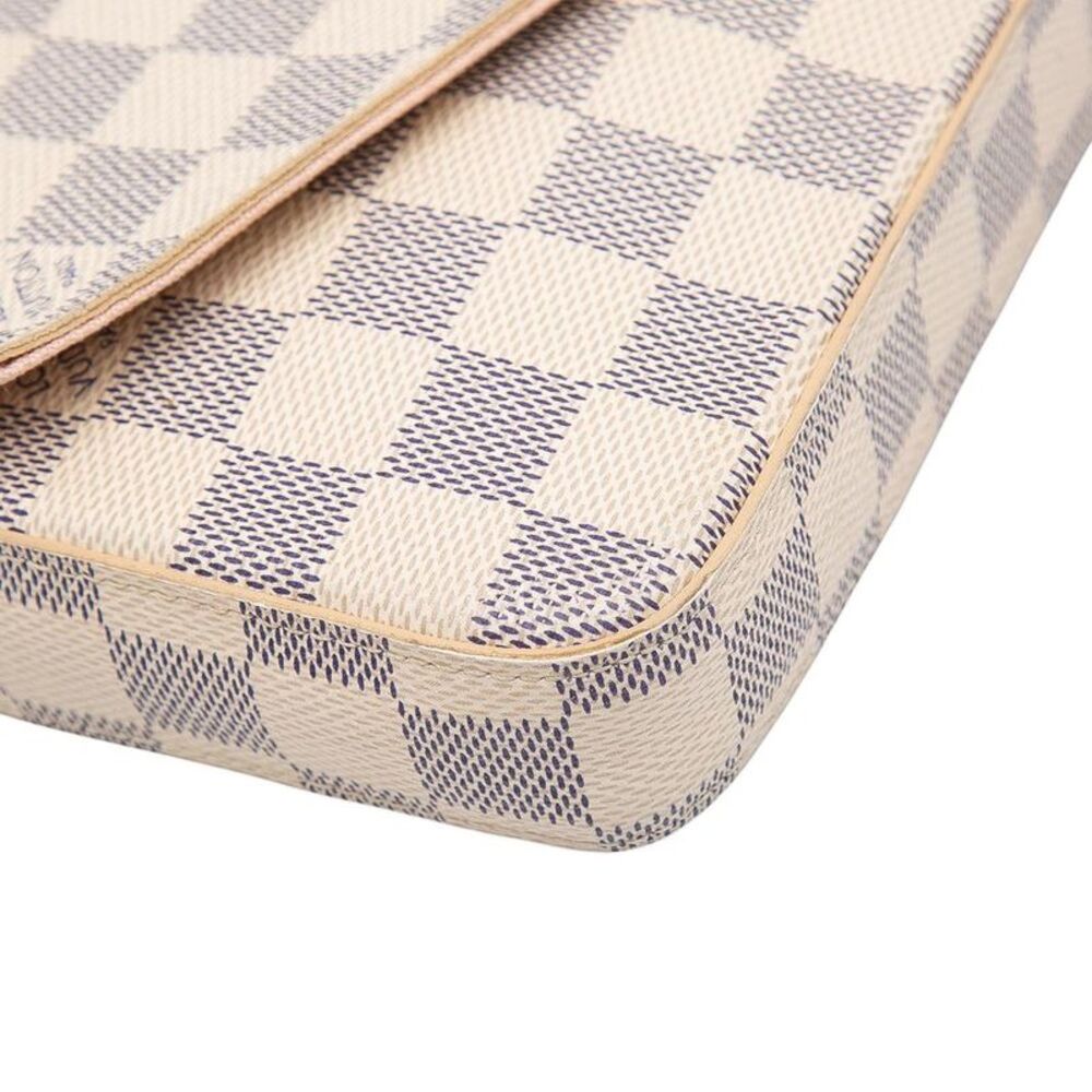 Pre Loved louis vuitton Felicie Chain Wallet Women White Crossbody Bags - Picture 7 of 8